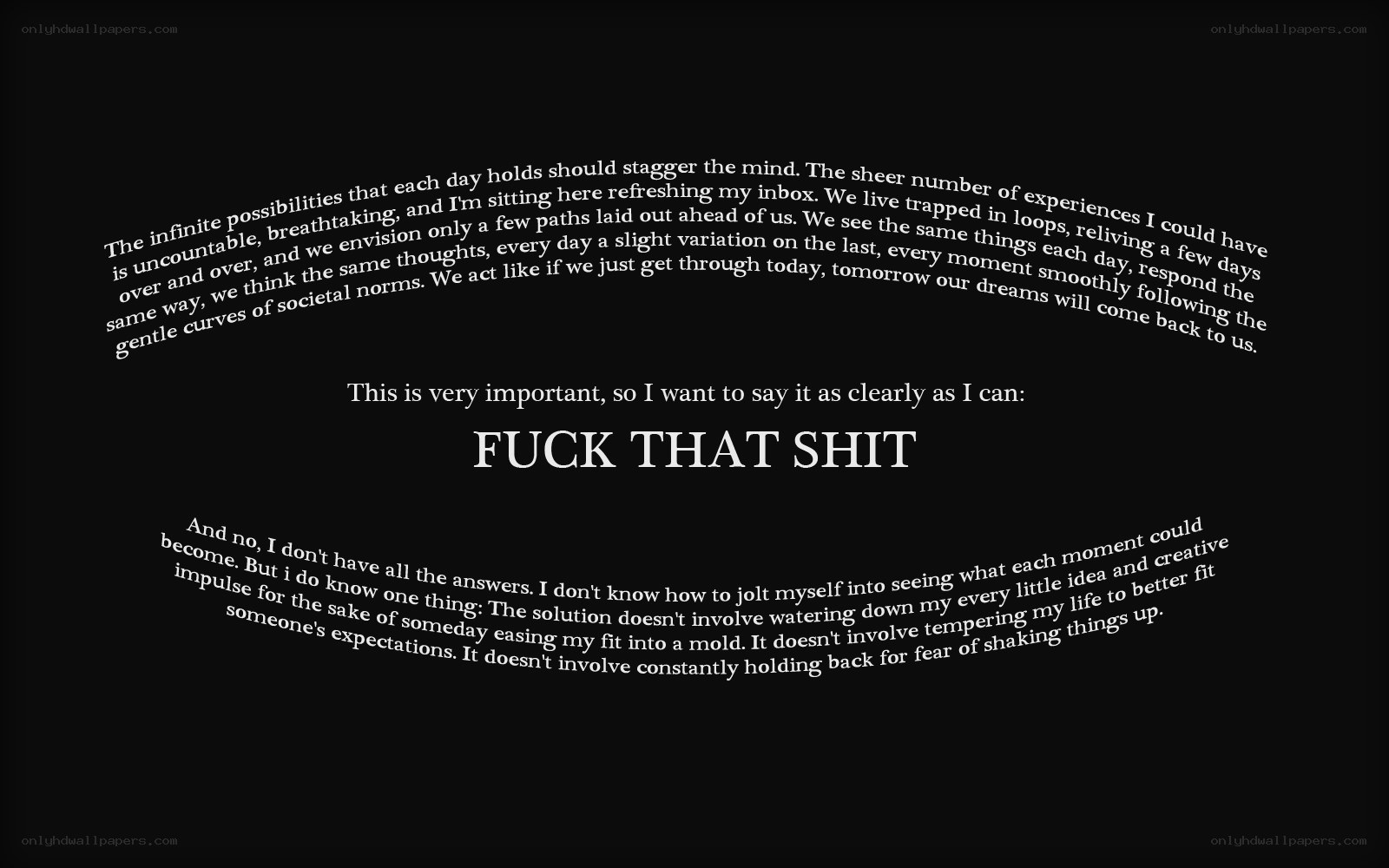 text-based motivational message