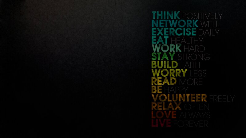 Text-based Motivational Poster — Black, Inspirational, Minimalist