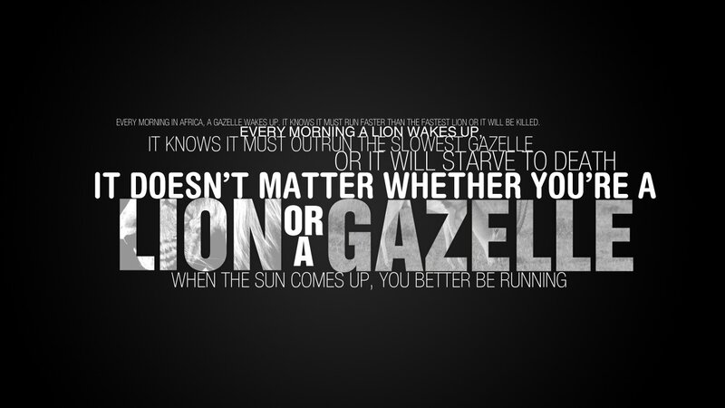 Text-based Motivational Quote — Black, Dramatic, Morning