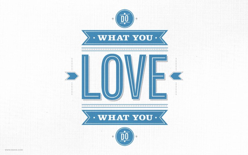 Text-based Motivational Quote — Blue