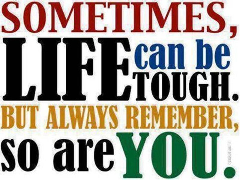 Text-based Motivational Quote — Red