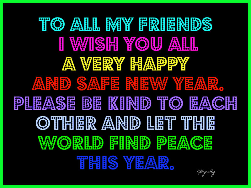 Text-based New Year's Message