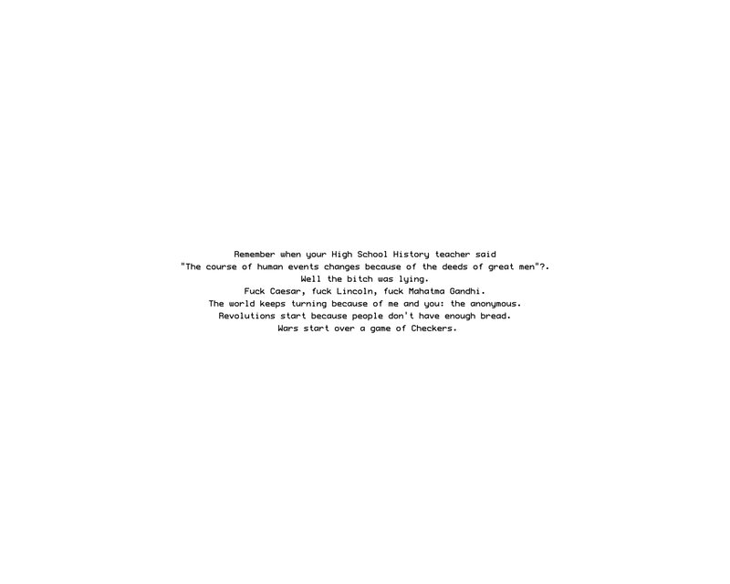 text-based political commentary