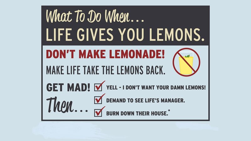 Text-based Poster — Black, Humorous