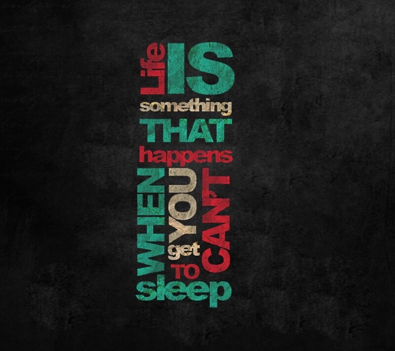 Text-based Quote Art — Black