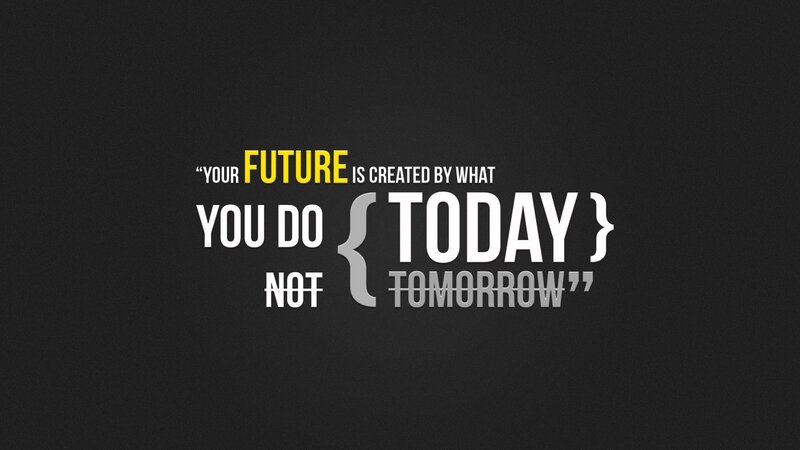 Text-based Quote — Black, Inspirational, Minimalist, Braces