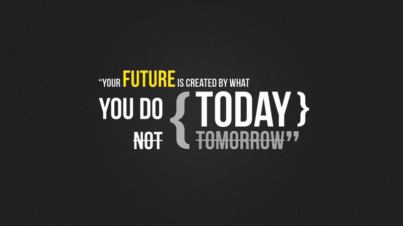Text-based Quote — Black, Motivational, Minimalist