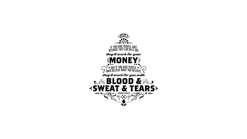 Text-based Quote Design — Black