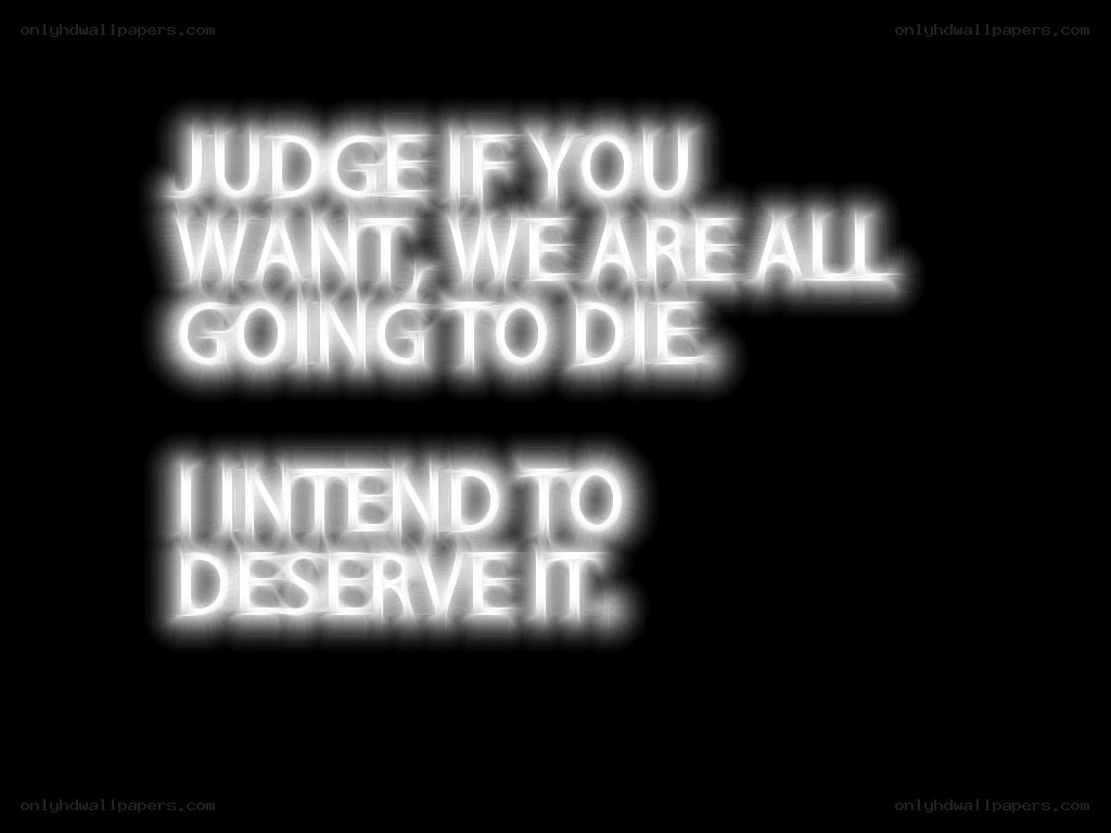 Text-based quote on black background