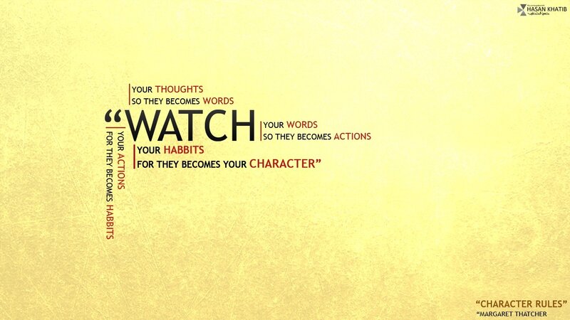 Text-based Quote on Yellow Background