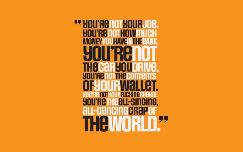 Text-based Quote — Orange