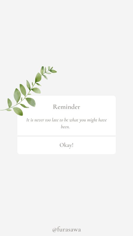 Text-based Reminder Card