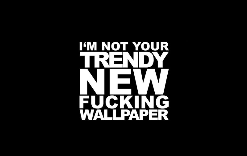 text-based wallpaper design