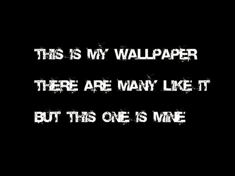 text-based wallpaper quote