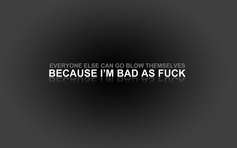 text-based wallpaper with bold quote