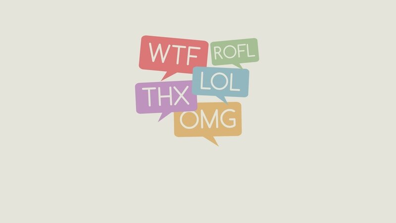 Text Bubbles with Acronyms