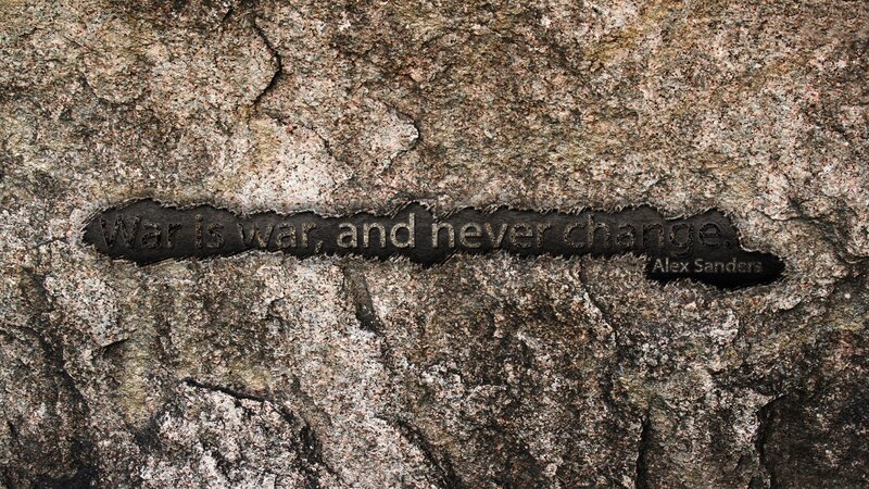 Text Carved in Rock