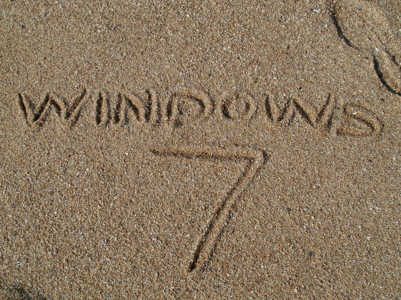 Text Carved in Sand