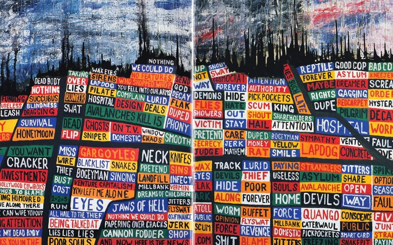Text Collage Artwork