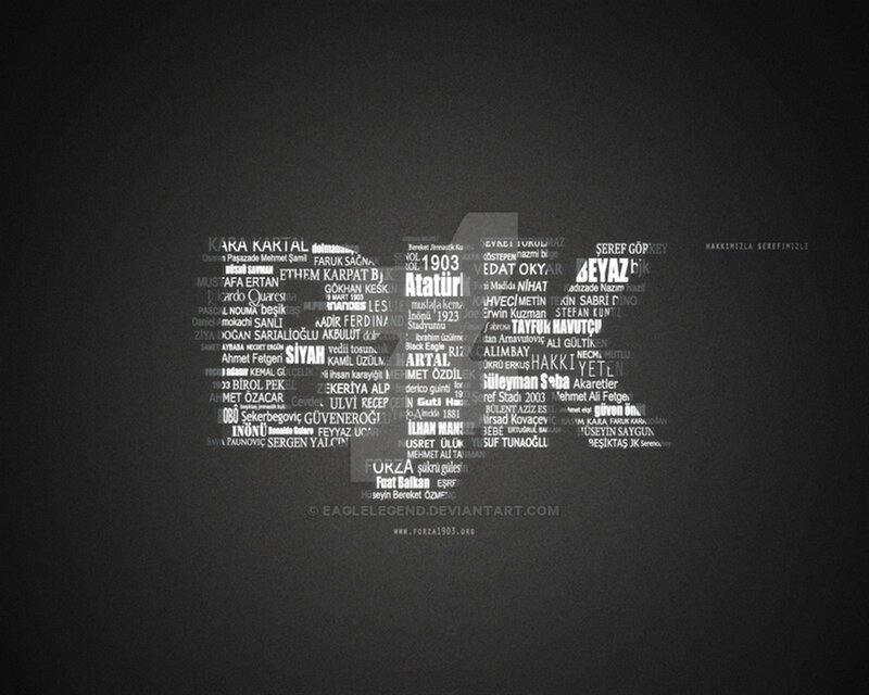 Text Collage on Dark Background — Black, Minimalist, Digital Art