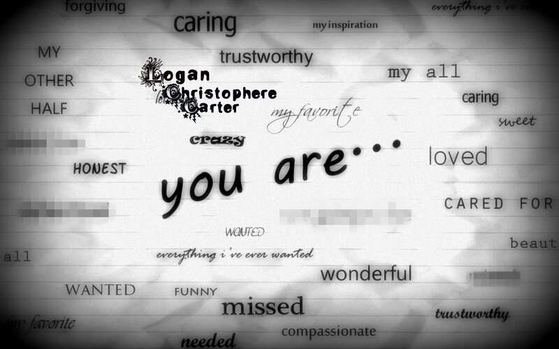 Text Collage on Paper