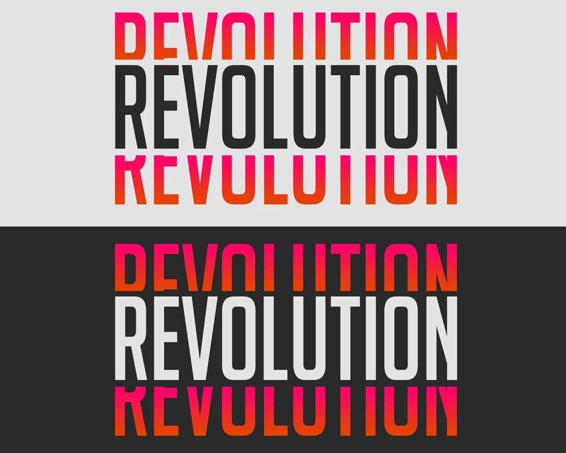 Text Design with Revolution