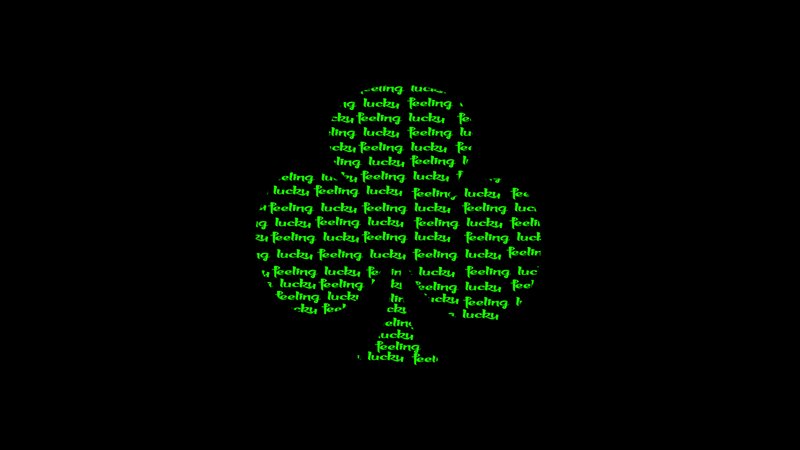 Text Forming a Clover