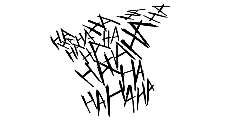 Text Forming a Face