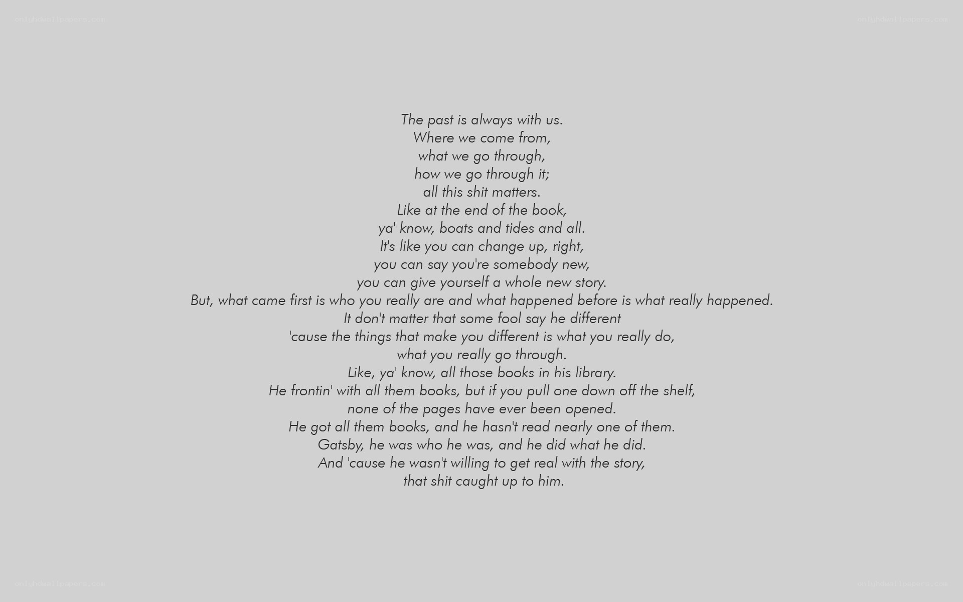 text from a book