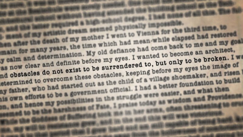 text from a book