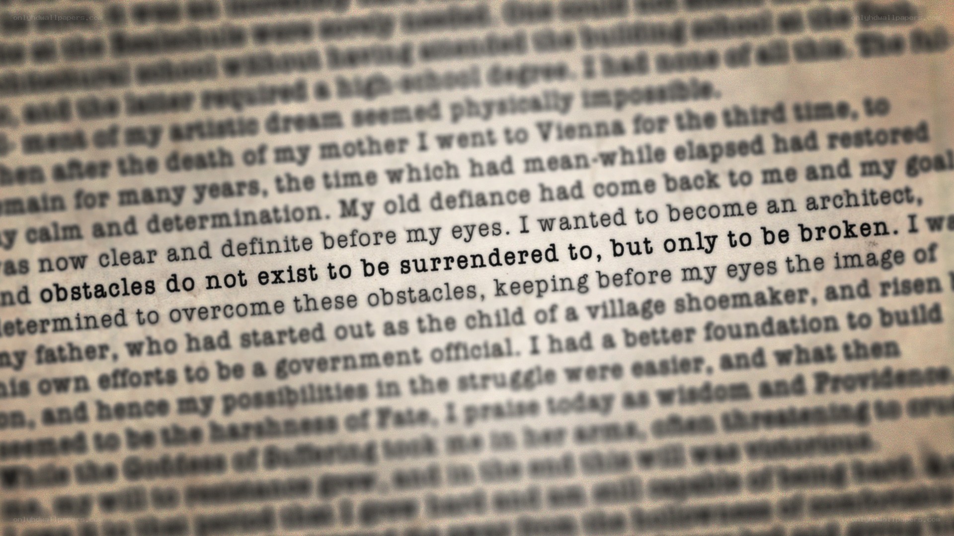 text from a book