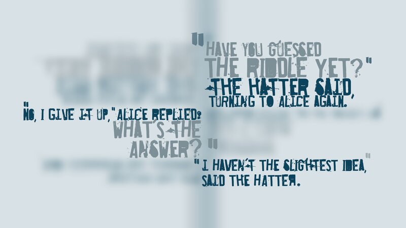 Text from a Book — Blue