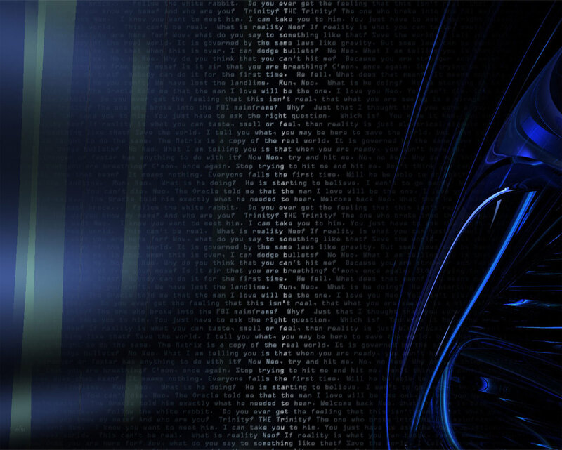 text from the matrix