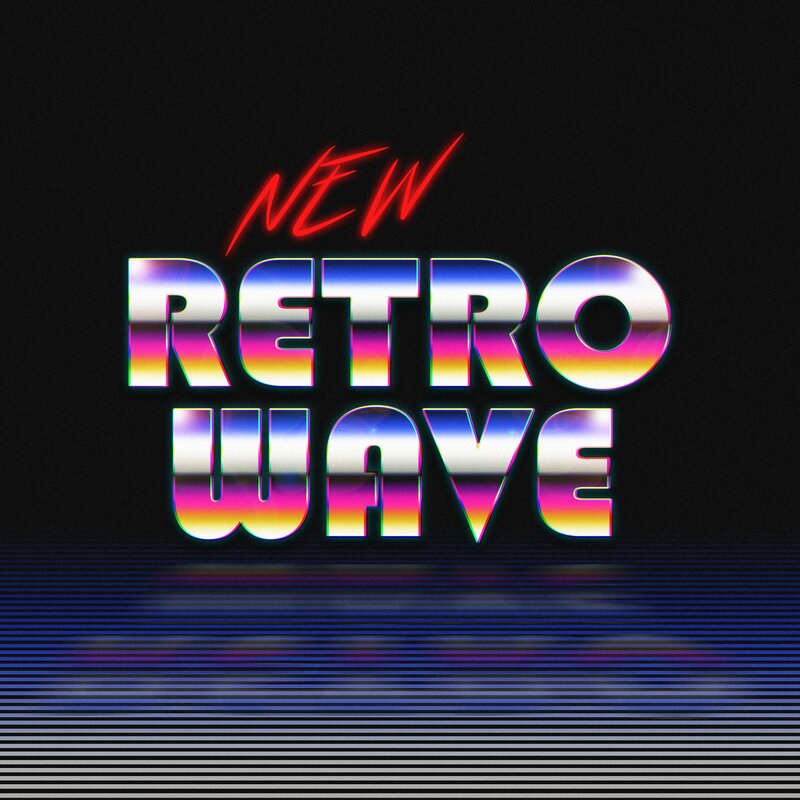 Text Graphic — Black, Futuristic