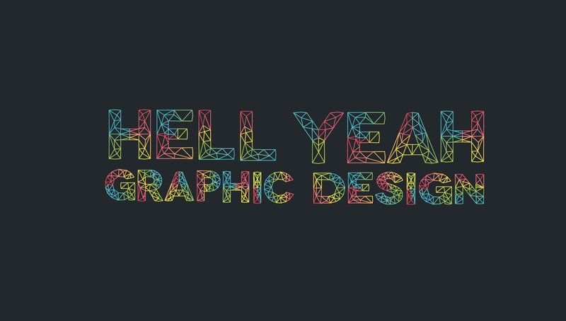 Text Graphic Design — Black, Modern