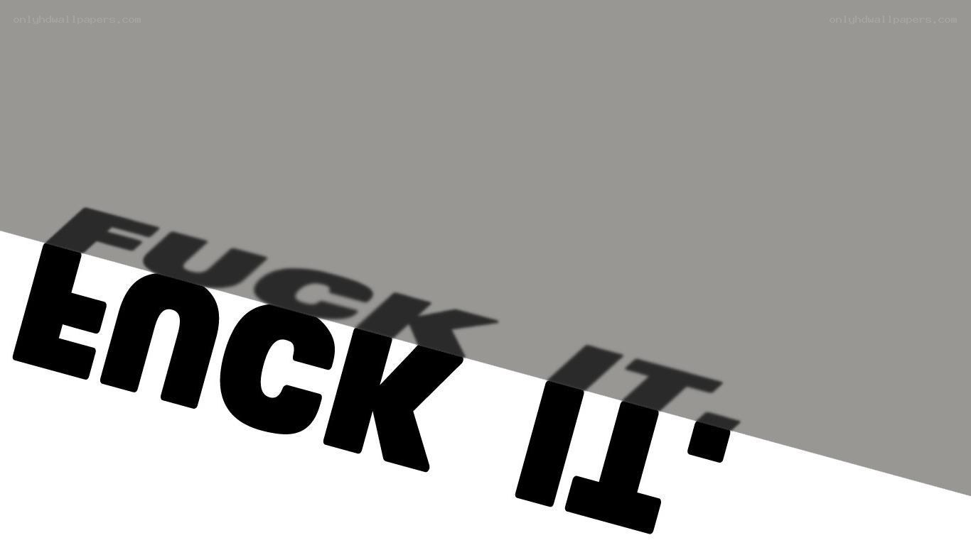 text graphic with profanity