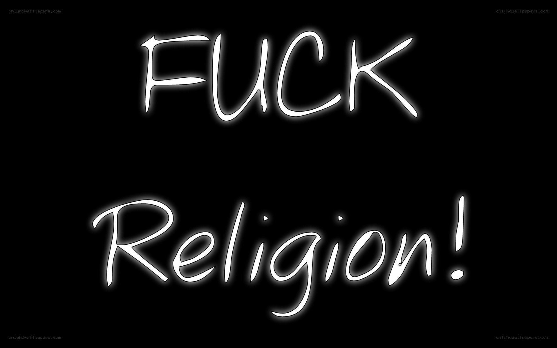 Text graphic with profanity