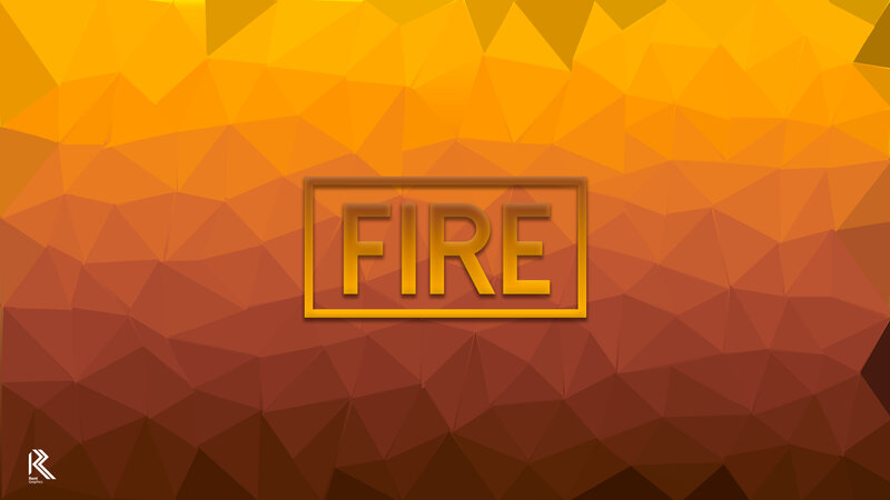 Text in a Box — Orange