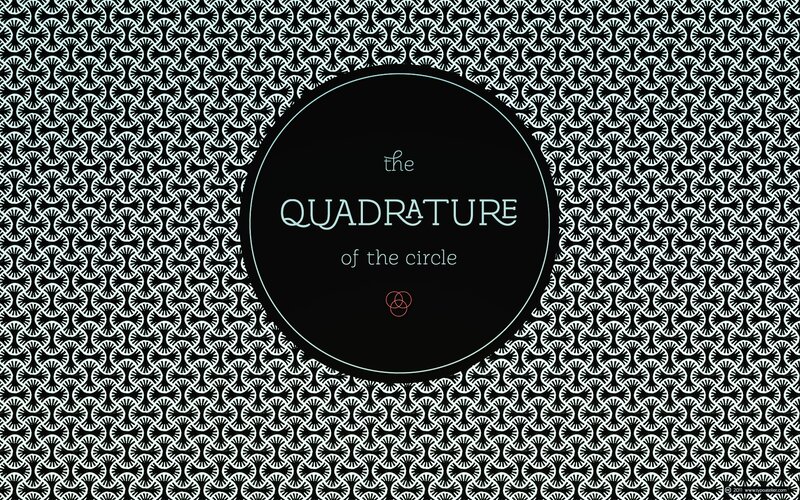 Text in a Circle — Black, Minimalist, Vector Art