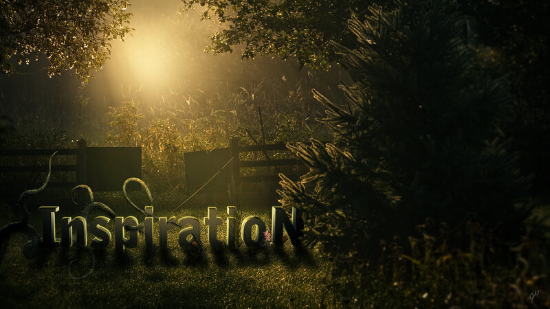 Text in a Forest — Green
