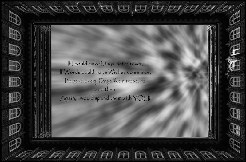 Text in a Frame — Black