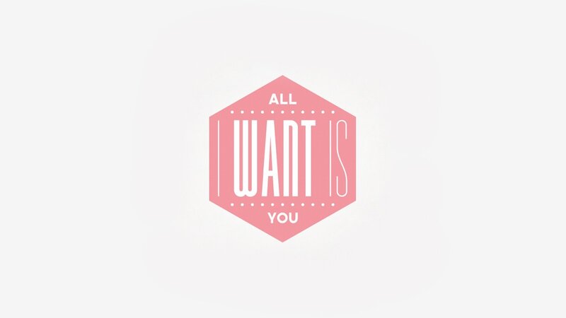 Text in a Pink Hexagon