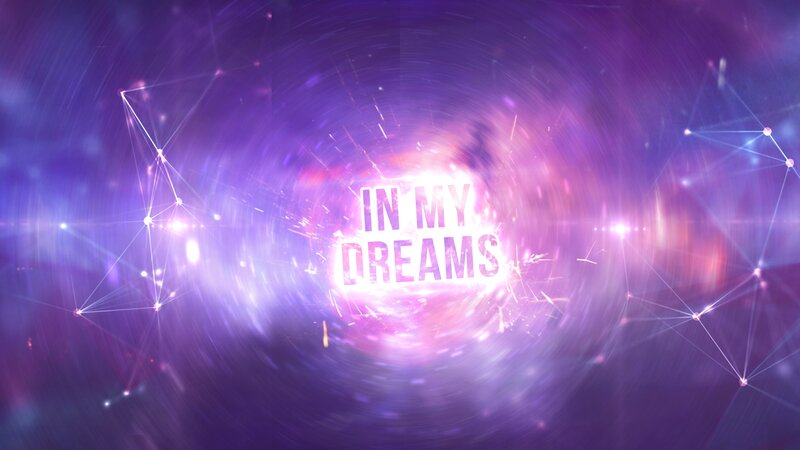 Text in a Purple Vortex