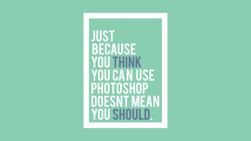 Text in a White Frame — Green