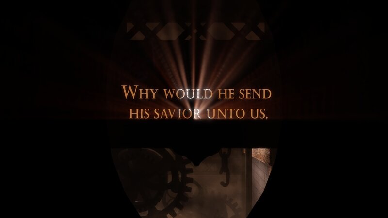 Text in Dark Room — Black