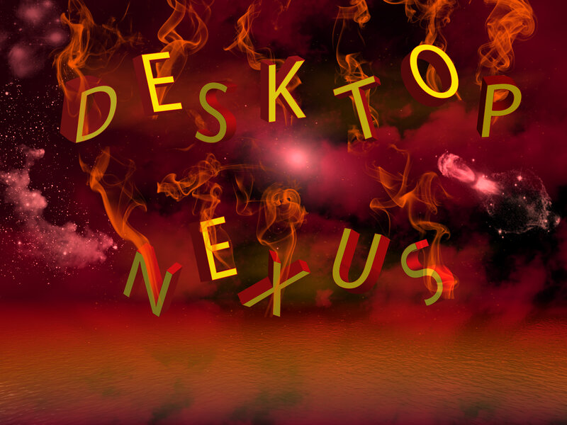 Text in Fiery Nebula