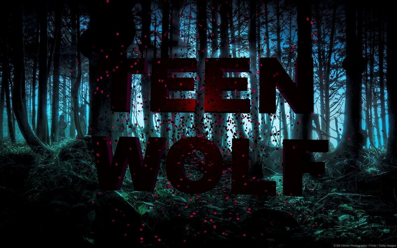 Text in Forest — Black