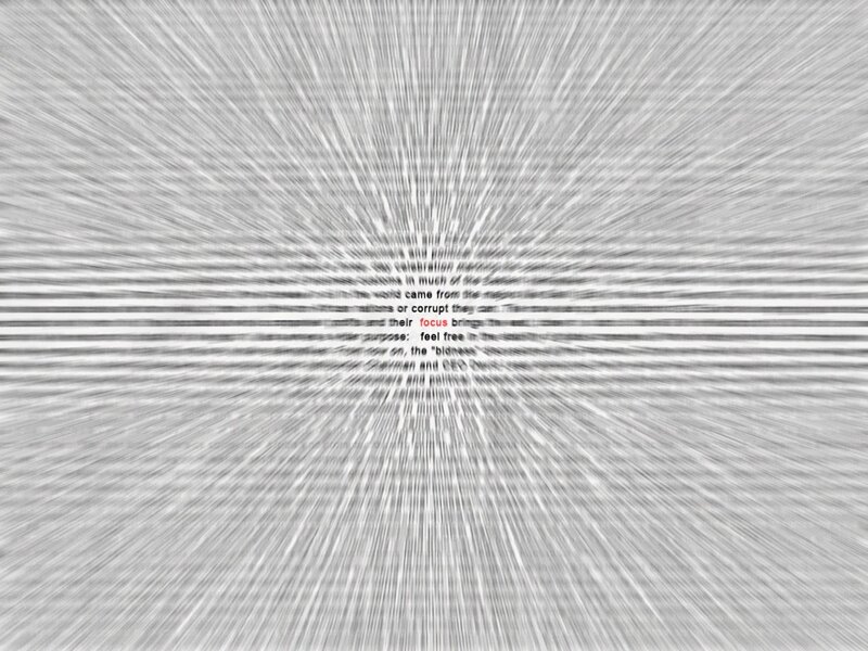 Text in Motion Blur