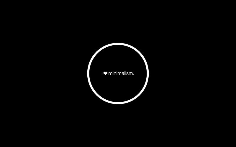 Text Inside a Circle — Black, Calm