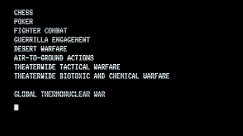 Text List on Screen